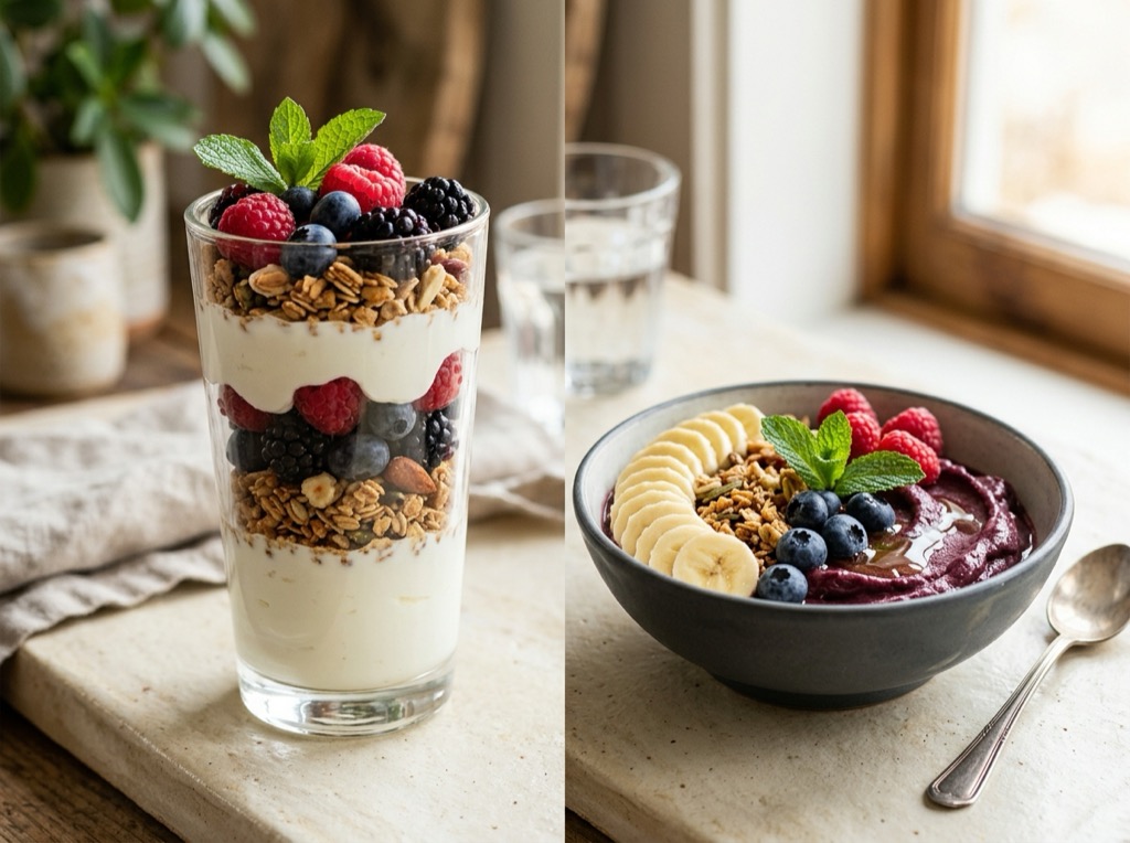 Layered Parfaits & Bowls